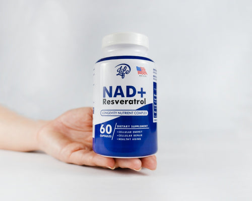 NAD + Resveratrol - Complejo de Longevidad (60 cápsulas)