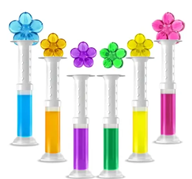 Limpiador de gel de flores