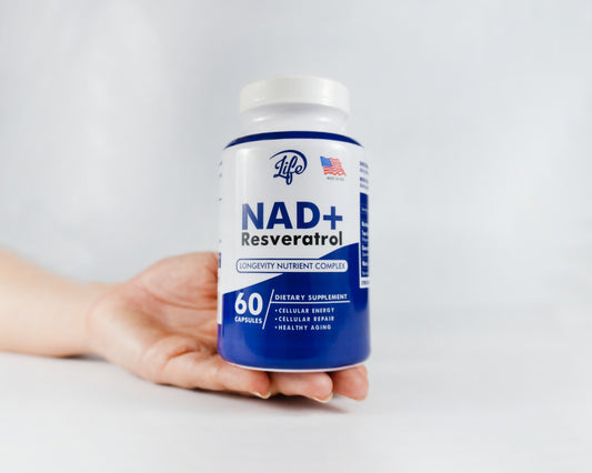 NAD + Resveratrol - Complejo de Longevidad (60 cápsulas)