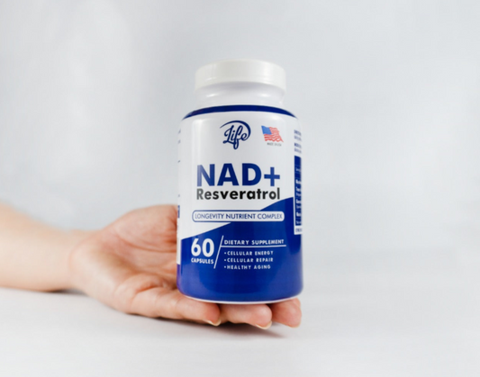 NAD + Resveratrol - Complejo de longevidad (60 capsulas)