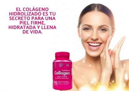 Colageno hidrolizado - Con Ácido Hialurónico y Vitamina C